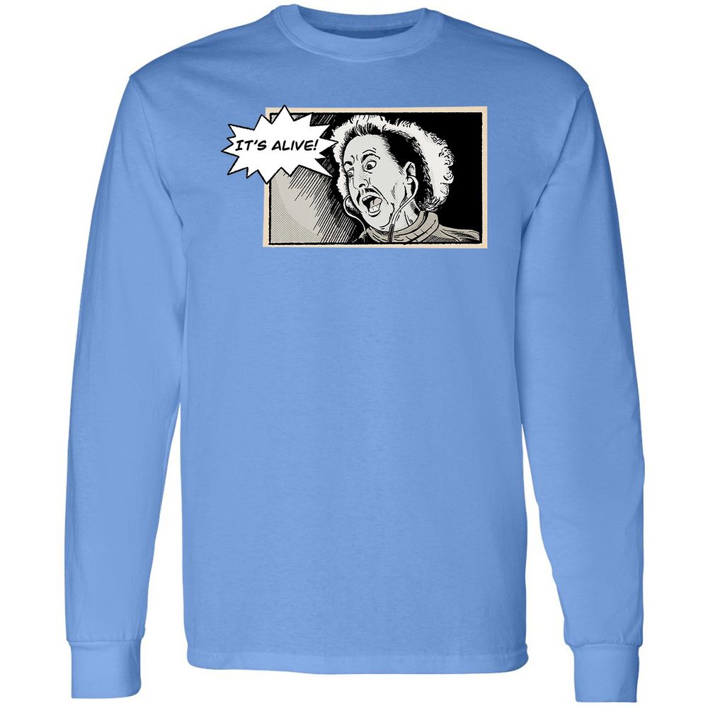 Long Sleeve T-Shirt - Q4AKVJ2Y - Carolina Blue - 12