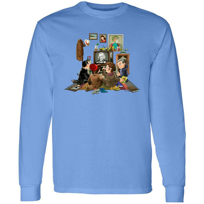 Long Sleeve T-Shirt - FLRAGF65 - Carolina Blue - 12