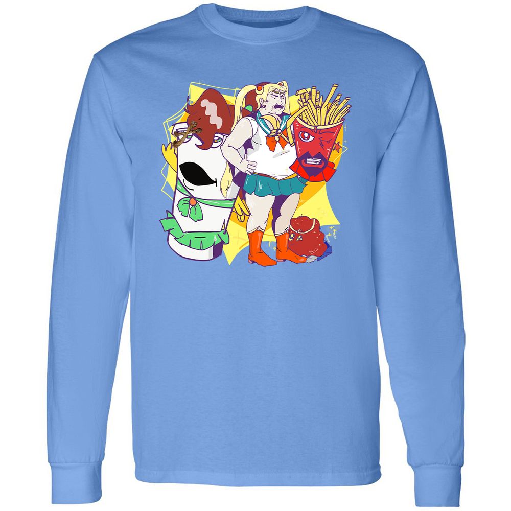 Long Sleeve T-Shirt - R7PDLHEU - Carolina Blue - 12