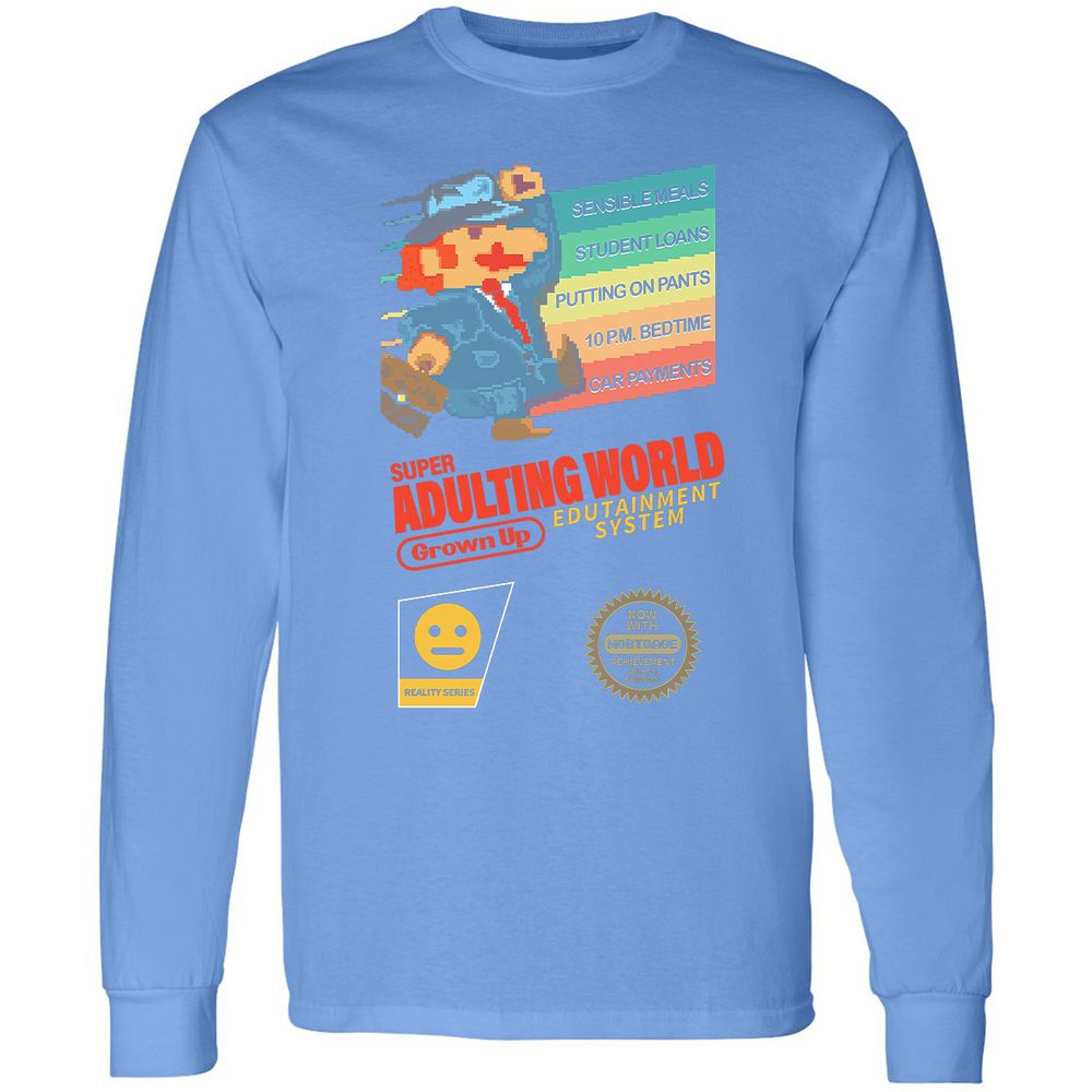 Long Sleeve T-Shirt - V1ZEH5SD - Carolina Blue - 12