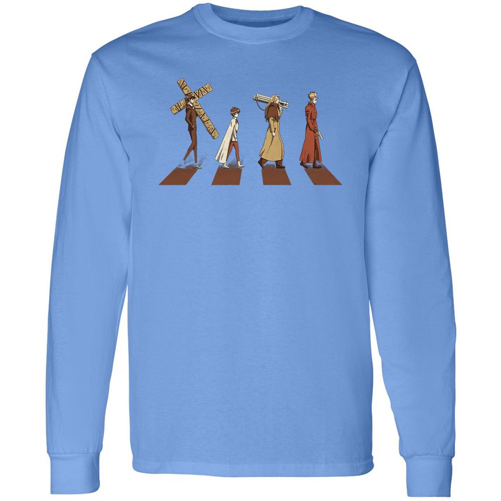 Long Sleeve T-Shirt - L3LJDMK7 - Carolina Blue - 12