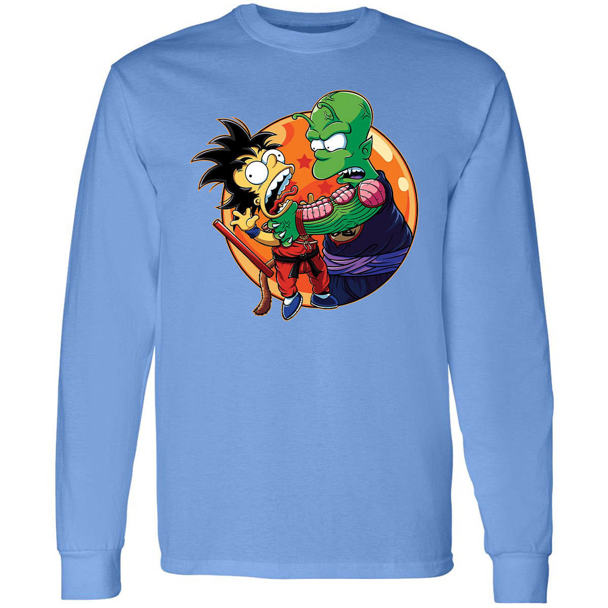 Long Sleeve T-Shirt - LDUVPF6Q - Carolina Blue - 12