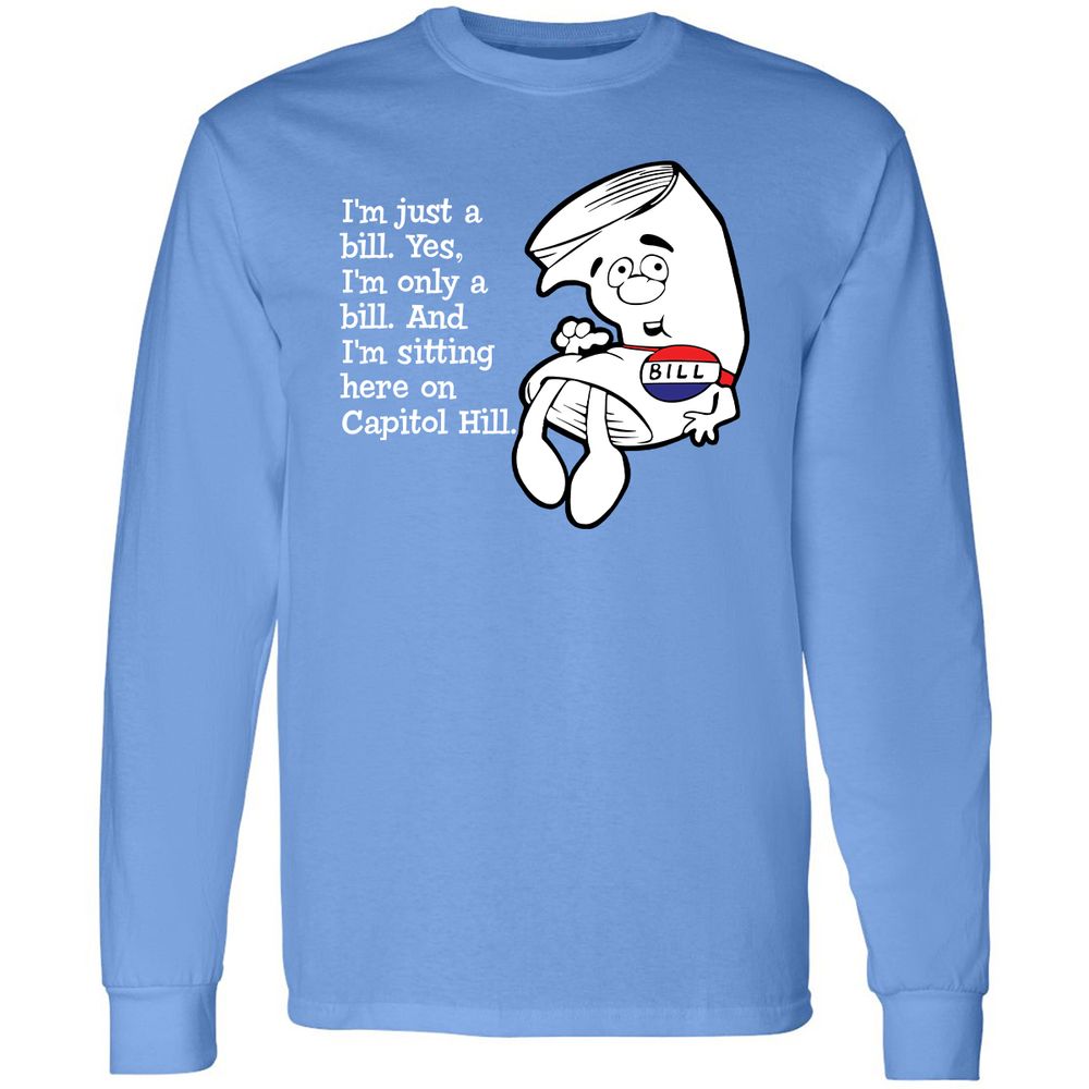 Long Sleeve T-Shirt - LQAYW2Q9 - Carolina Blue - 12