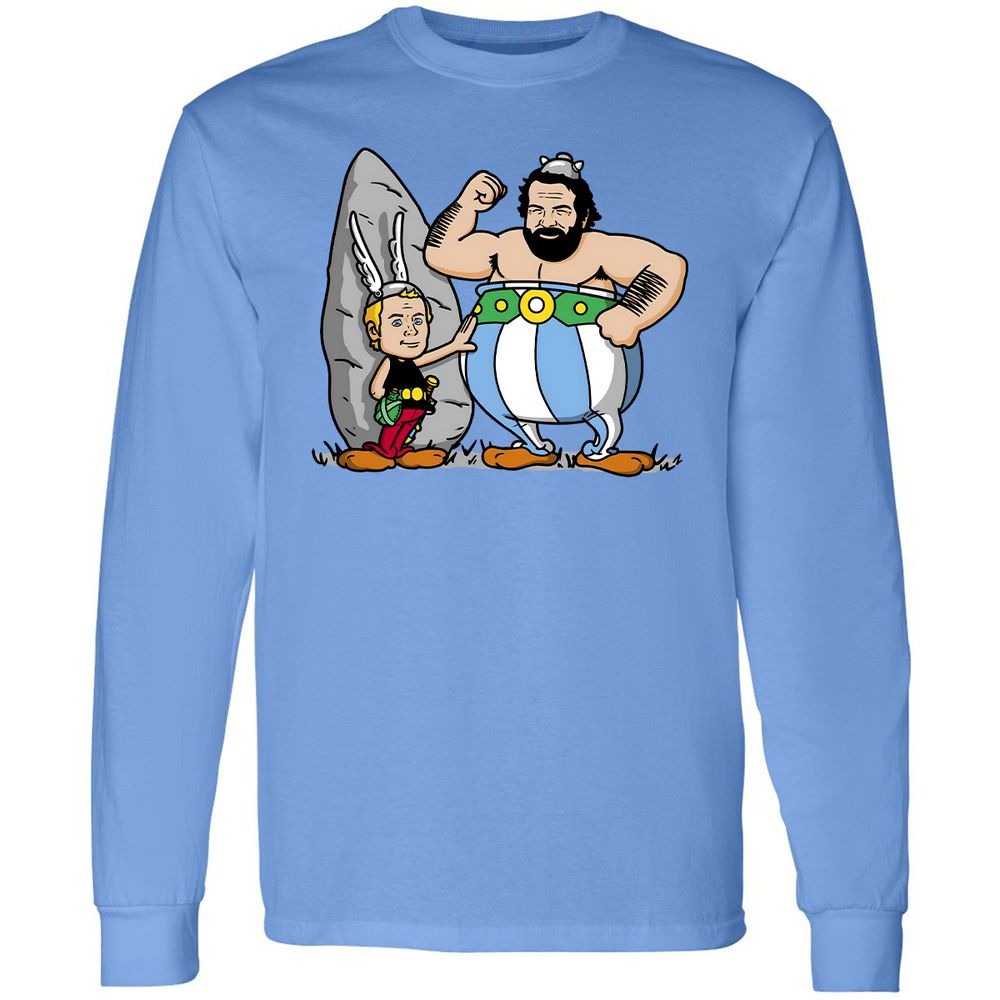 Long Sleeve T-Shirt - 4QMZRHG7 - Carolina Blue - 12