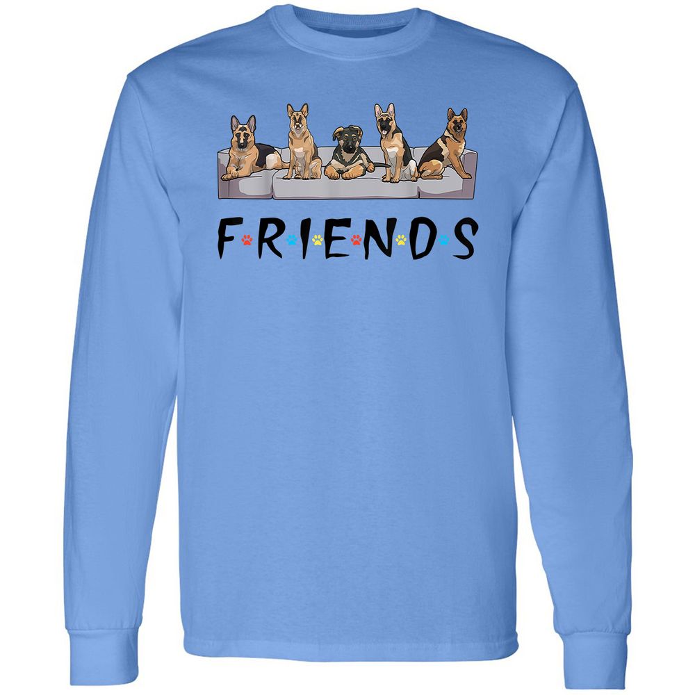 Long Sleeve T-Shirt - UGXQ3ZMU - Carolina Blue - 12