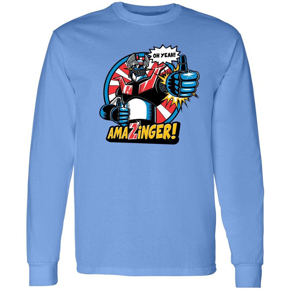 Long Sleeve T-Shirt - W491FDYK - Carolina Blue - 12