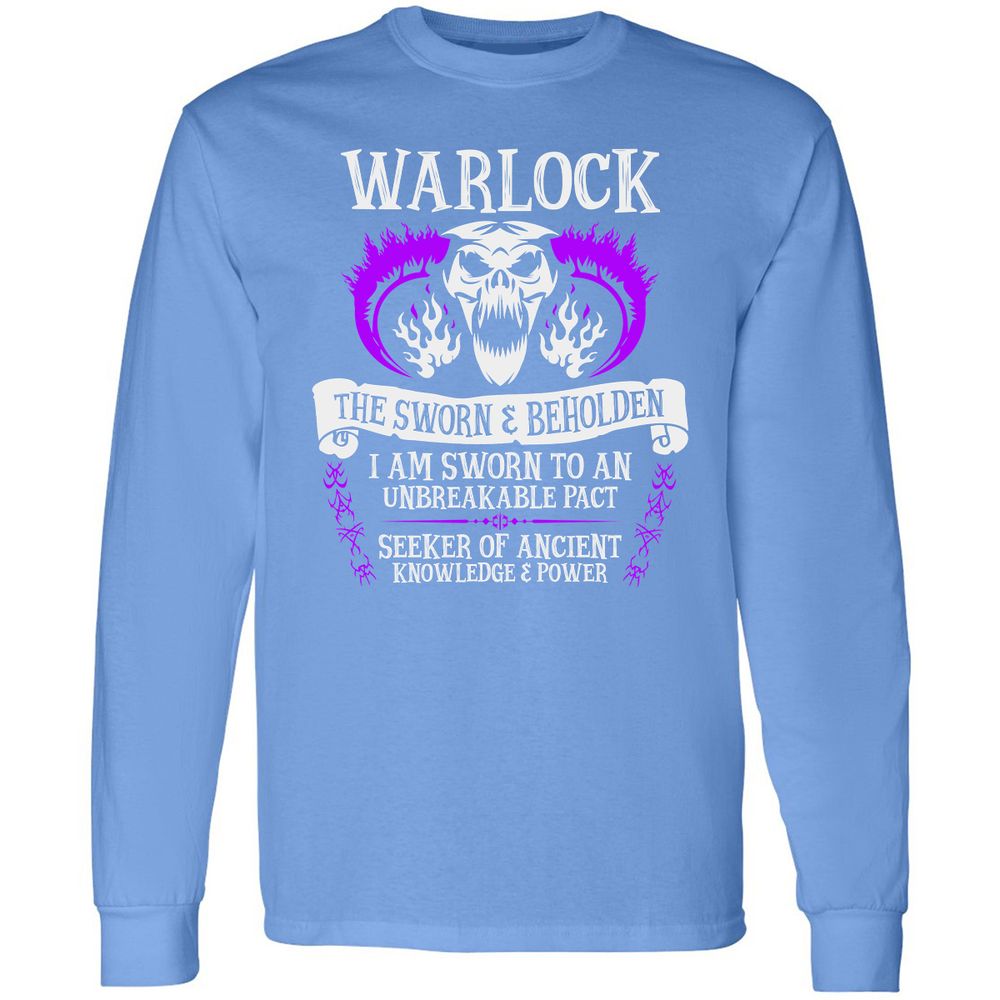 Long Sleeve T-Shirt - ZCLGG6TQ - Carolina Blue - 12