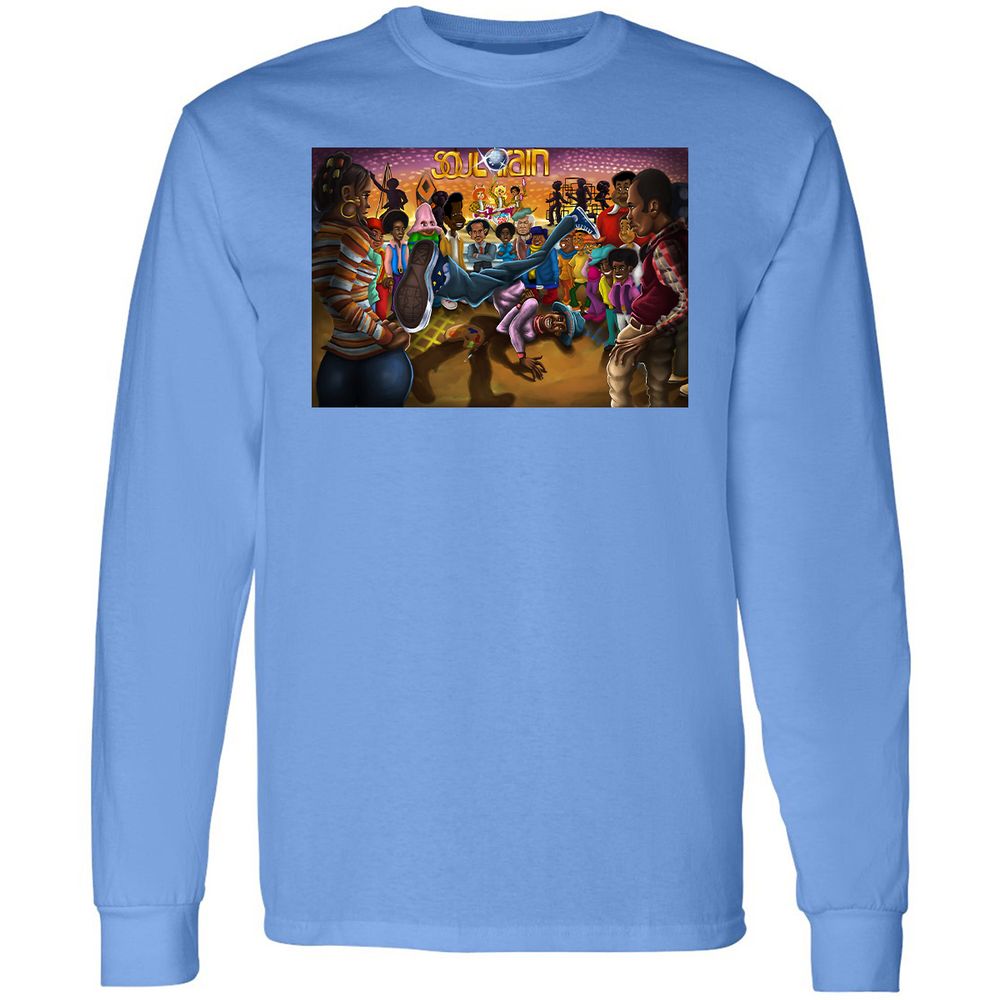 Long Sleeve T-Shirt - PEQCUYD5 - Carolina Blue - 12