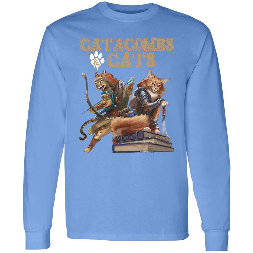 Long Sleeve T-Shirt - ZQMR66SQ - Carolina Blue - 12