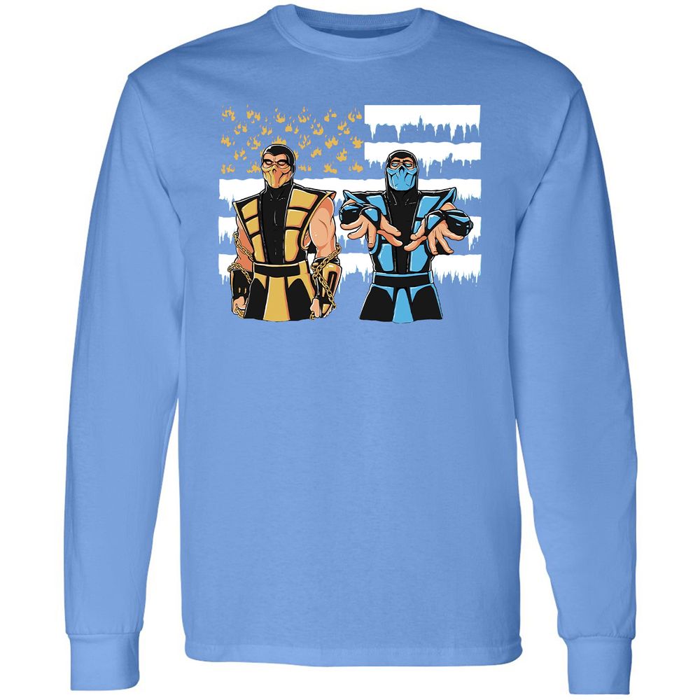 Long Sleeve T-Shirt - VQY32WPH - Carolina Blue - 12