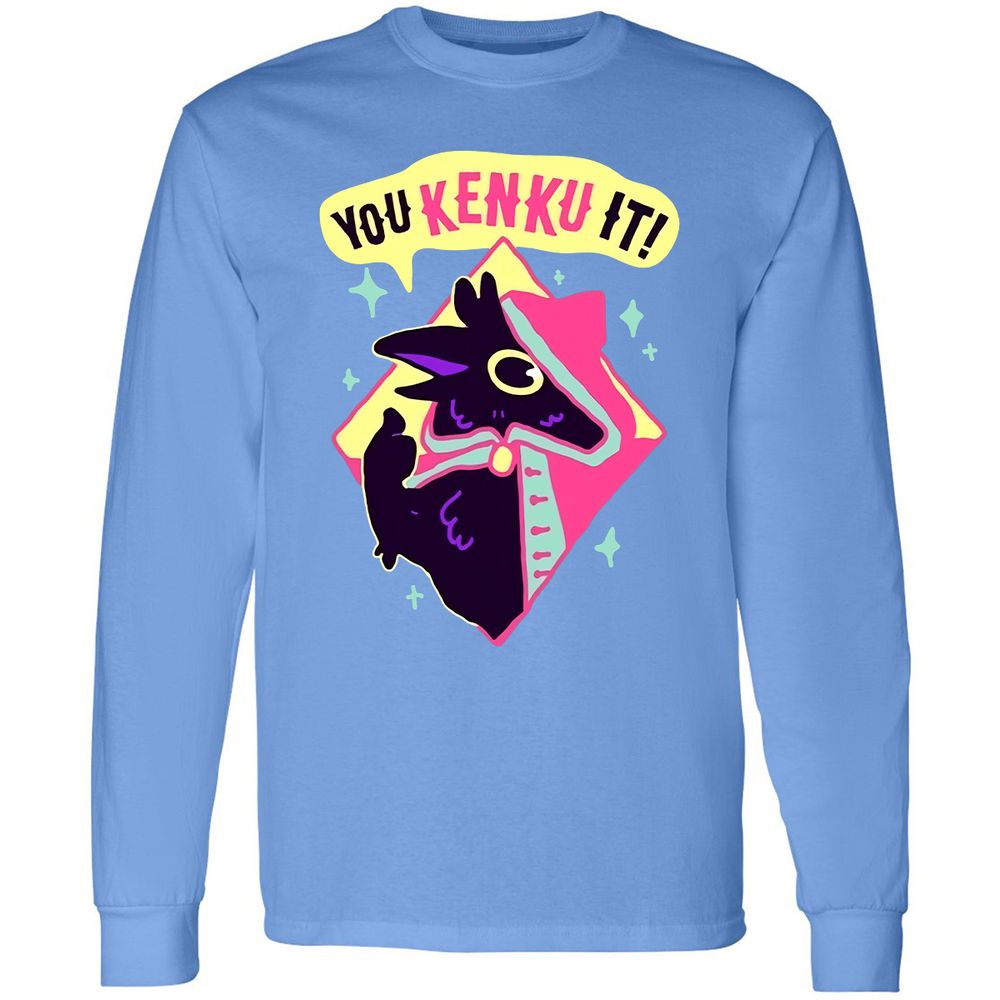 Long Sleeve T-Shirt - E1YKPWSX - Carolina Blue - 12