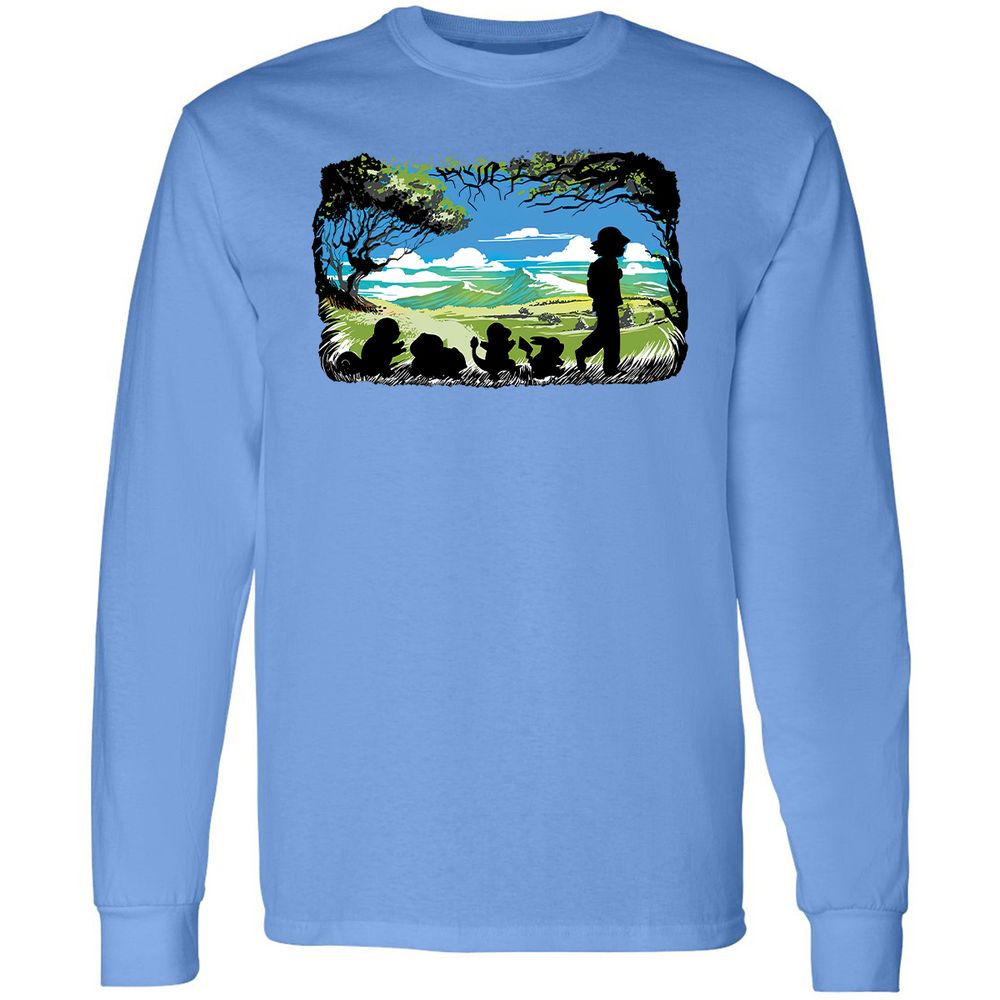 Long Sleeve T-Shirt - CN9NVTKC - Carolina Blue - 12