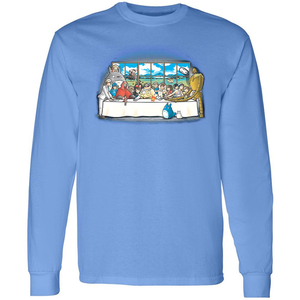 Long Sleeve T-Shirt - BY8ZH7GC - Carolina Blue - 12