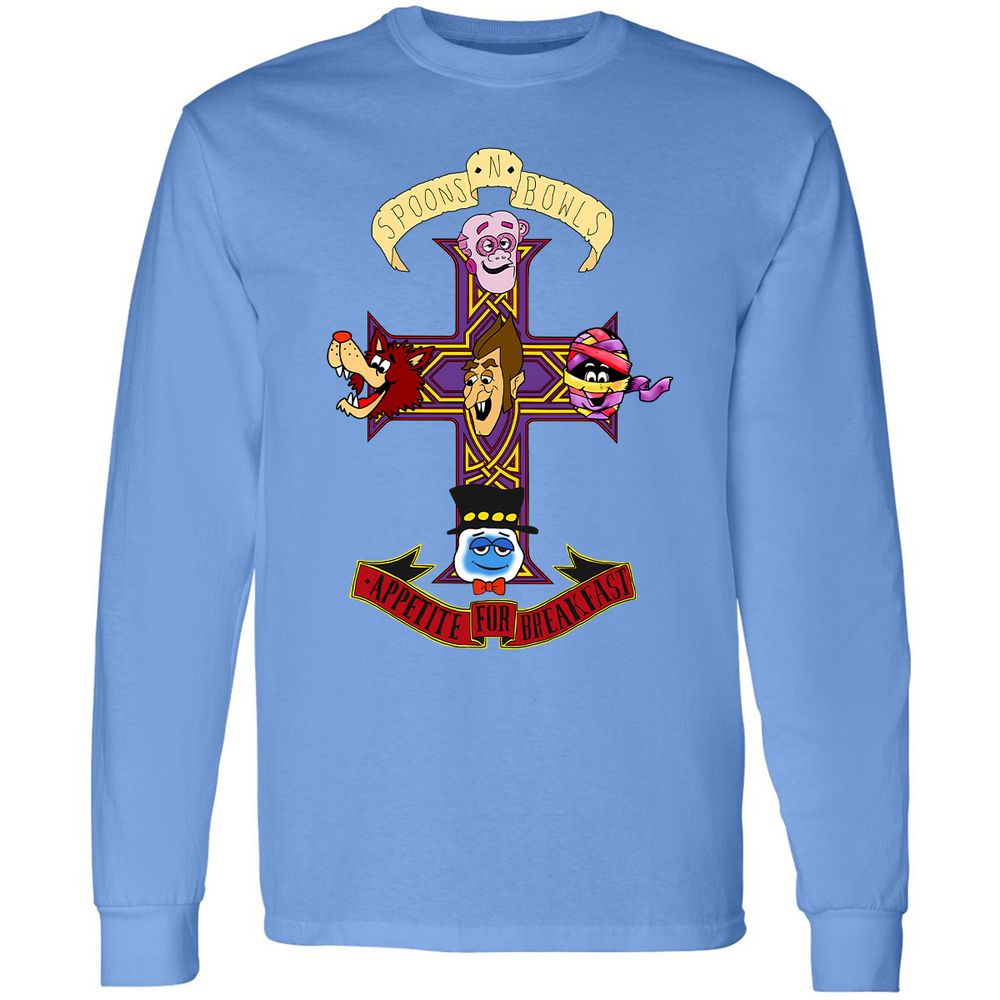 Long Sleeve T-Shirt - RUQDN8SH - Carolina Blue - 12