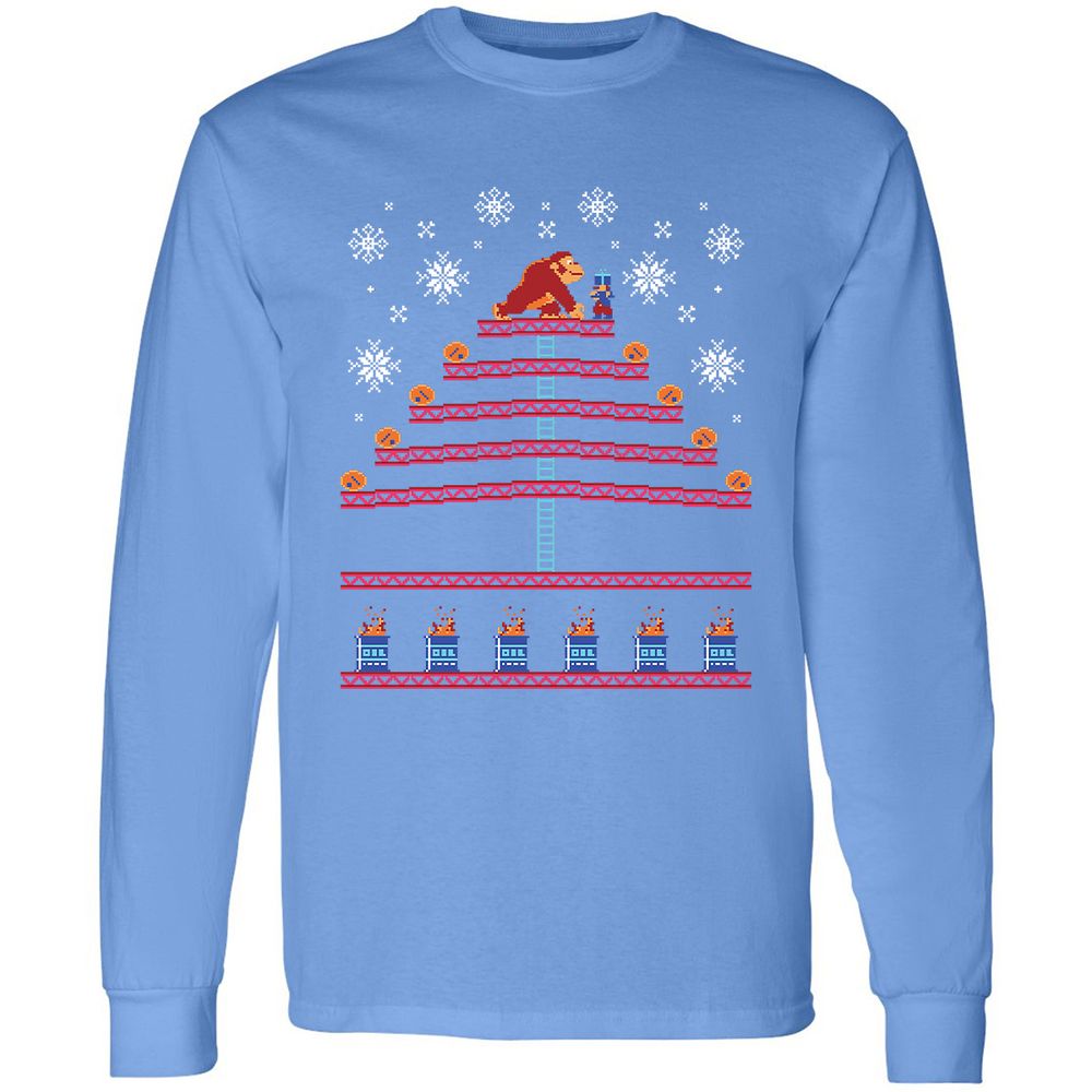 Long Sleeve T-Shirt - HX83U8JE - Carolina Blue - 12