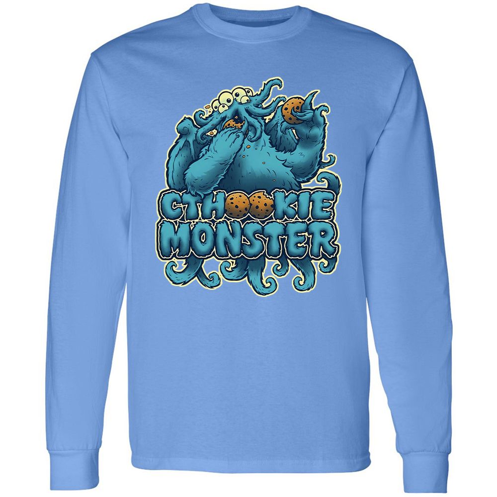Long Sleeve T-Shirt - T3ZCWXUU - Carolina Blue - 12