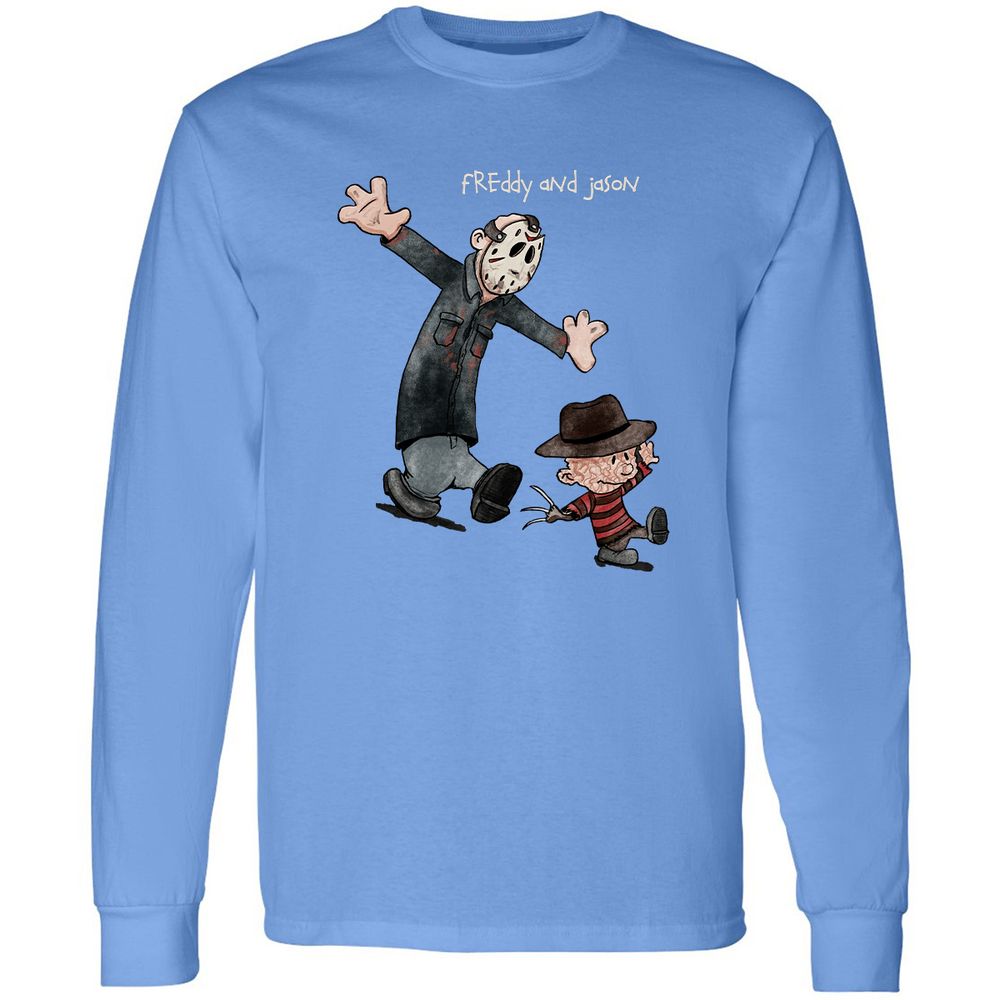 Long Sleeve T-Shirt - B6T3XTSK - Carolina Blue - 12