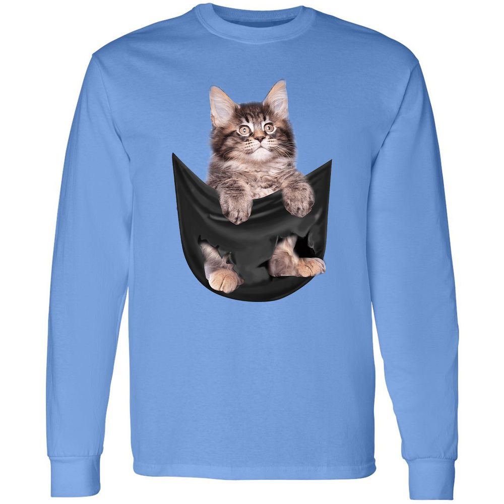 Long Sleeve T-Shirt - 3S9GBNU8 - Carolina Blue - 12