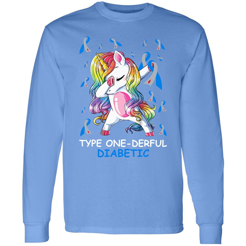 Long Sleeve T-Shirt - 61HHCST7 - Carolina Blue - 12