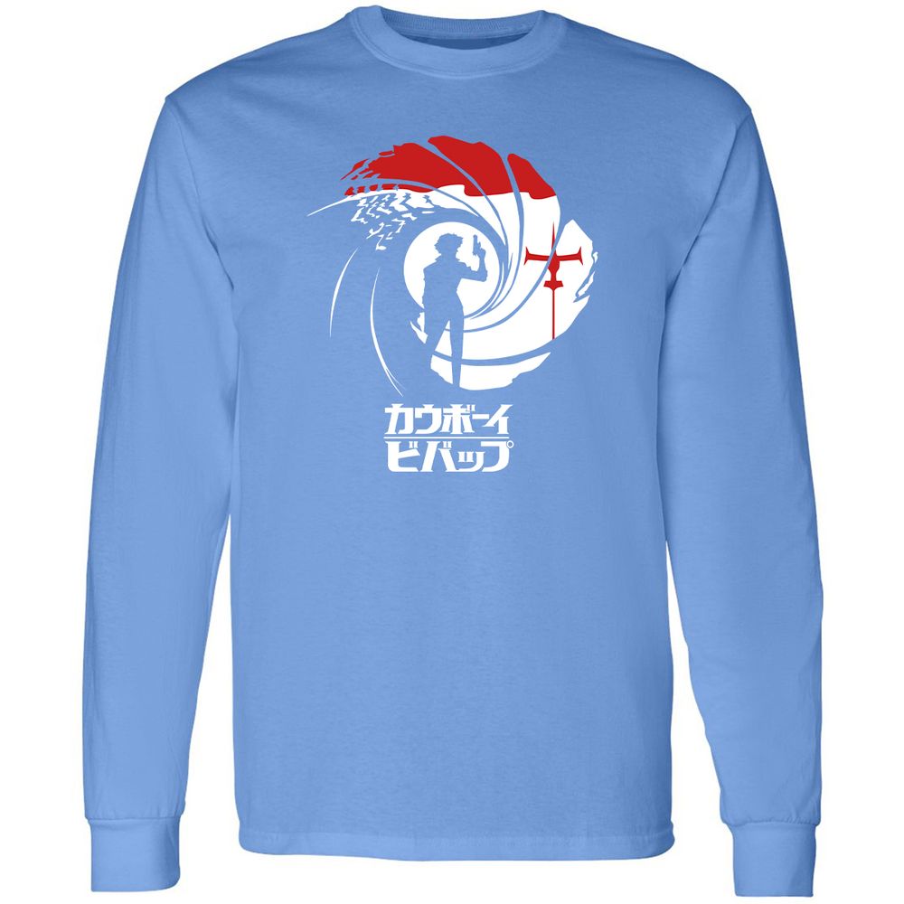 Long Sleeve T-Shirt - LCUDYUJ9 - Carolina Blue - 12
