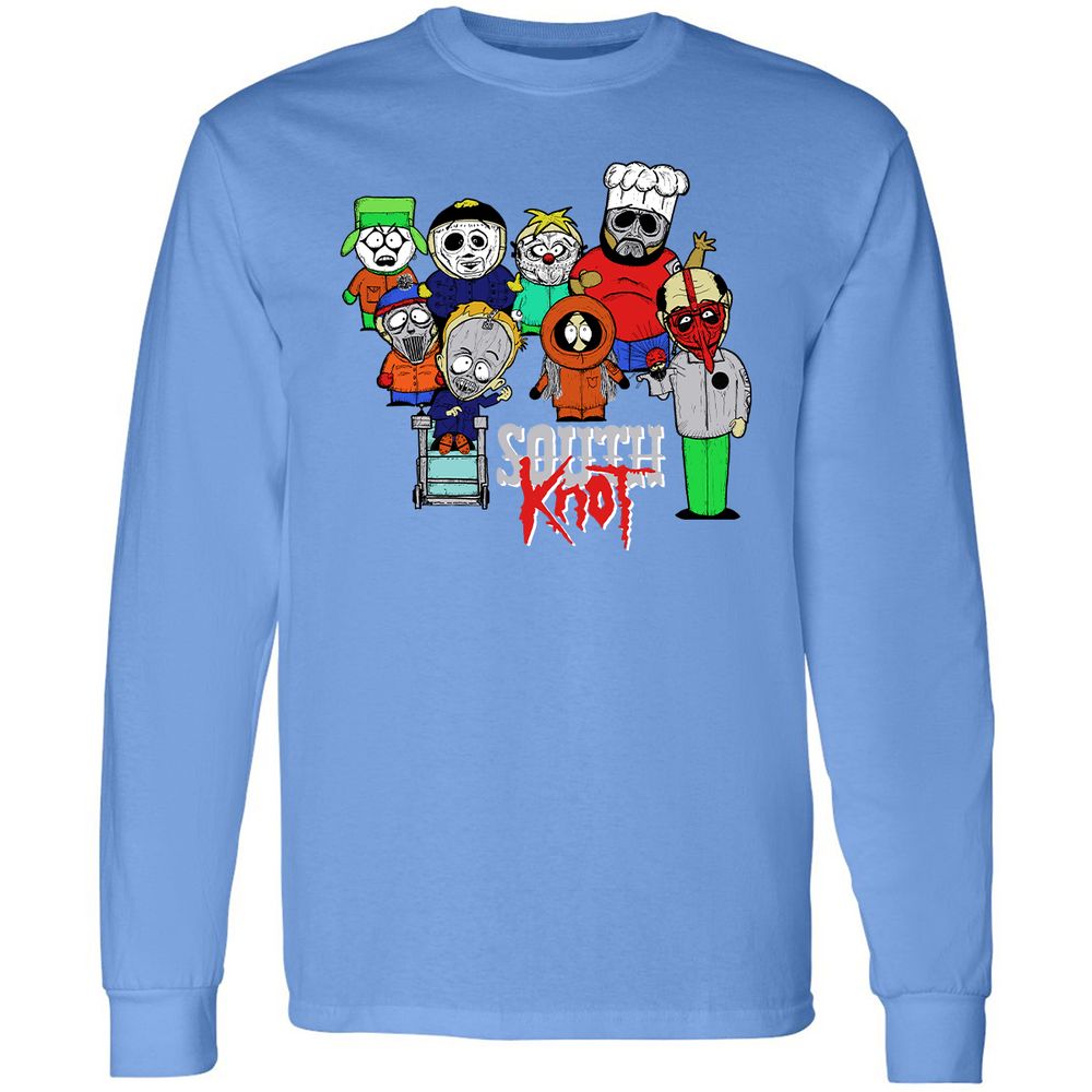 Long Sleeve T-Shirt - Q4TFBN8W - Carolina Blue - 12