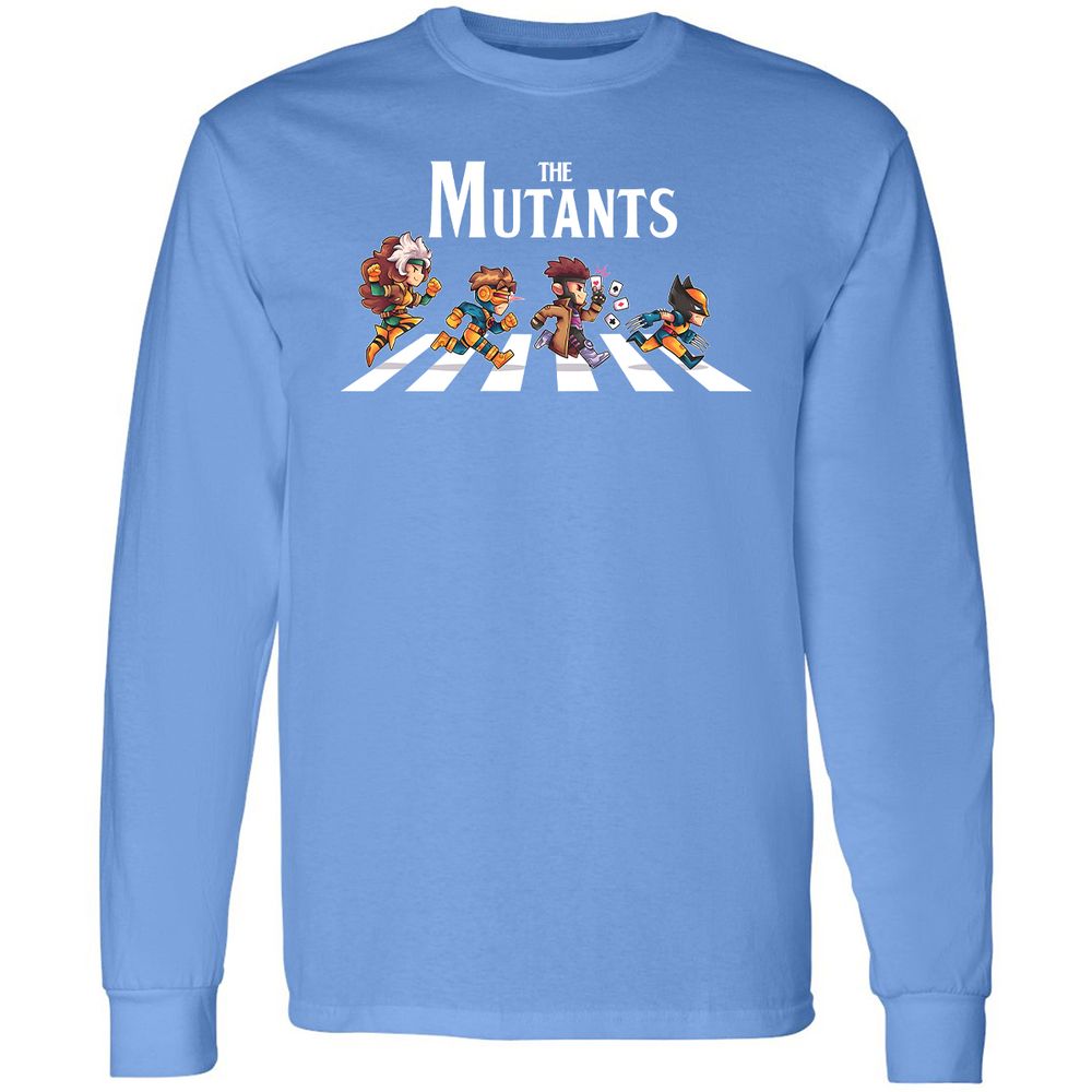 Long Sleeve T-Shirt - HQHS834F - Carolina Blue - 12