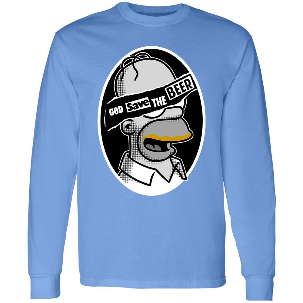 Long Sleeve T-Shirt - M942CUD8 - Carolina Blue - 12