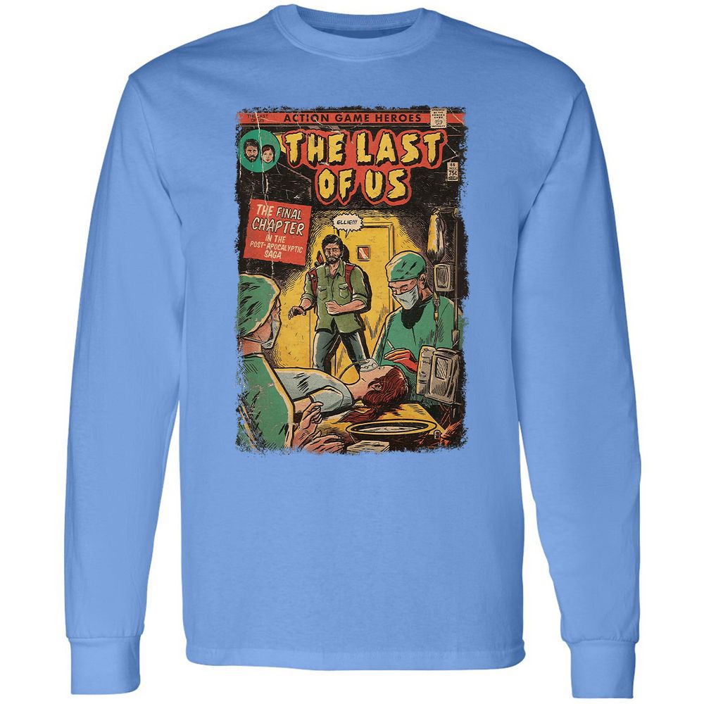 Long Sleeve T-Shirt - RTUZYNKB - Carolina Blue - 12