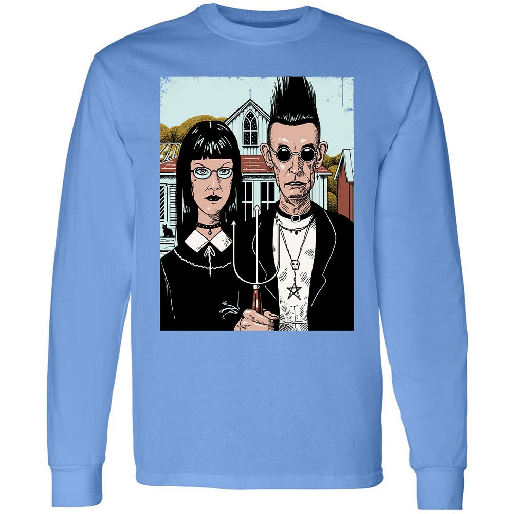 Long Sleeve T-Shirt - GNYW8URH - Carolina Blue - 12