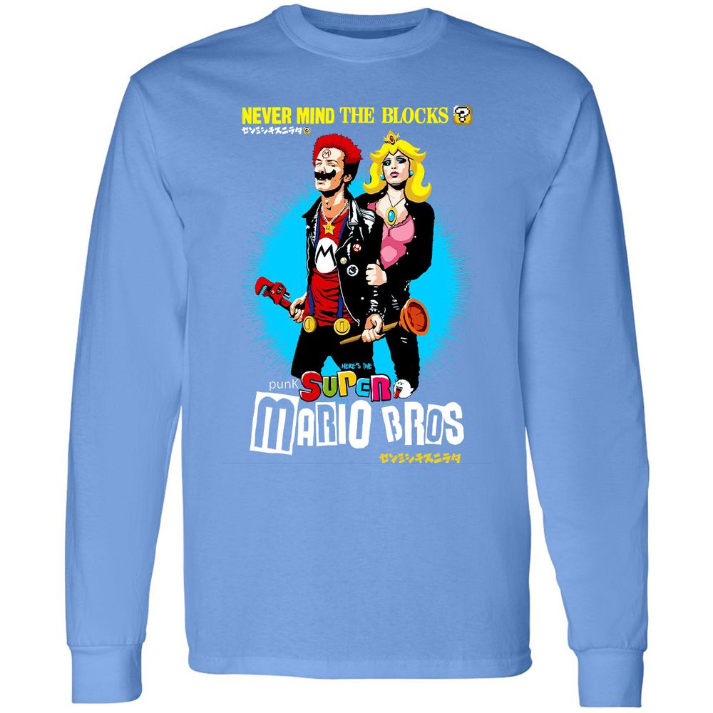Long Sleeve T-Shirt - 76XP7YVG - Carolina Blue - 12