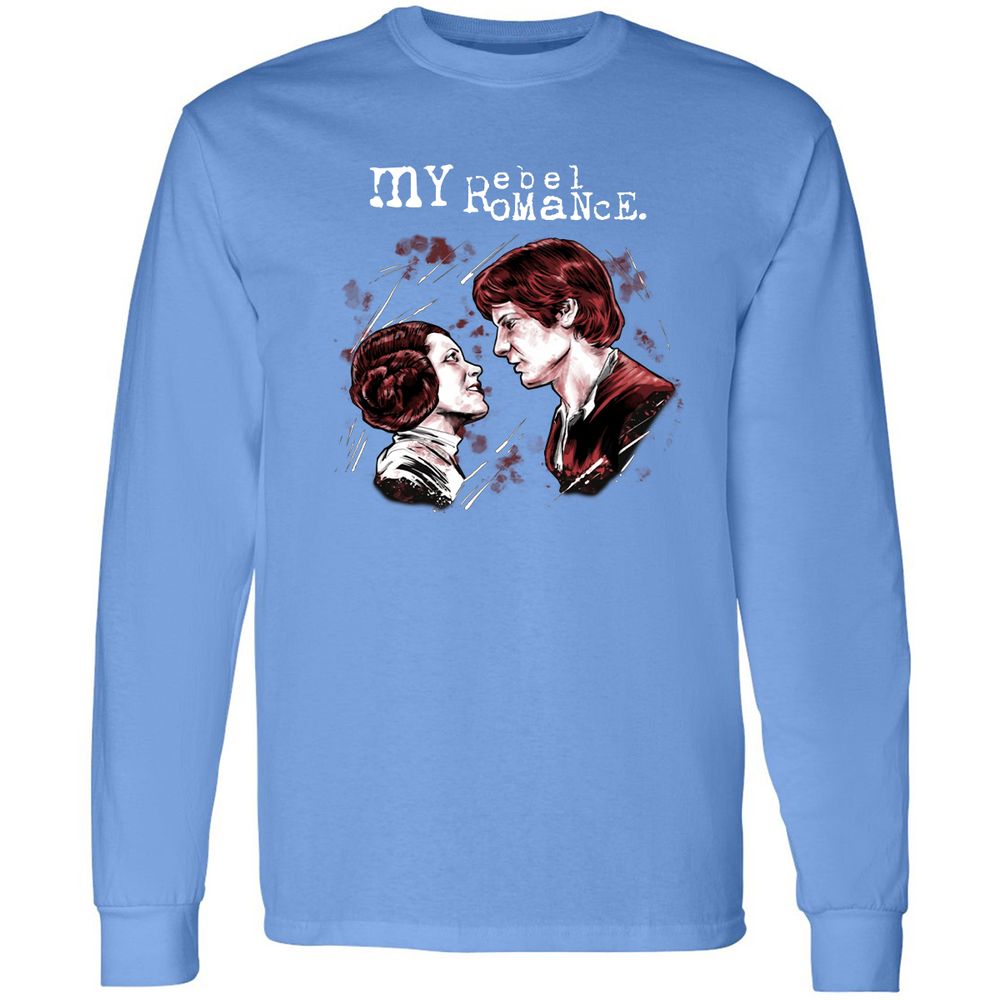 Long Sleeve T-Shirt - E58F9LM7 - Carolina Blue - 12