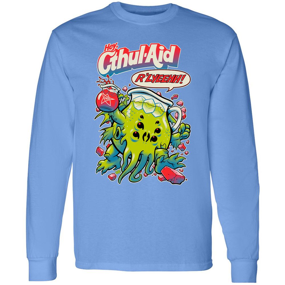 Long Sleeve T-Shirt - U75DYL9L - Carolina Blue - 12