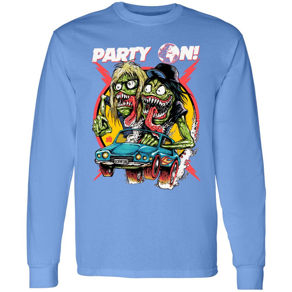Long Sleeve T-Shirt - 3YXDY7UY - Carolina Blue - 12