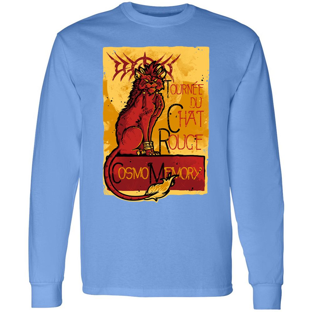 Long Sleeve T-Shirt - QXXD6GWM - Carolina Blue - 12
