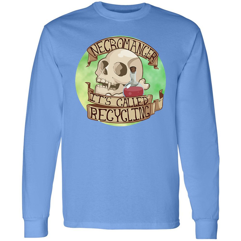 Long Sleeve T-Shirt - 8ZQGLXN7 - Carolina Blue - 12