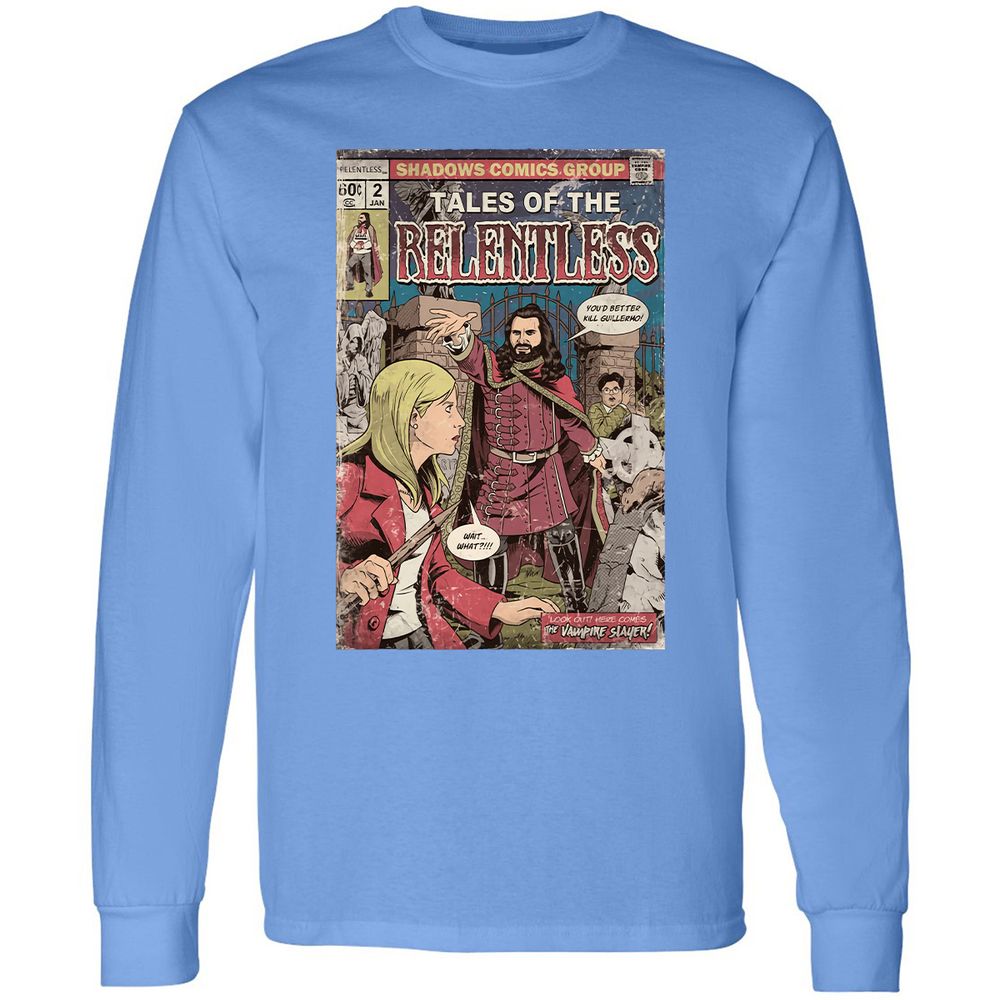 Long Sleeve T-Shirt - ALLQZLDL - Carolina Blue - 12