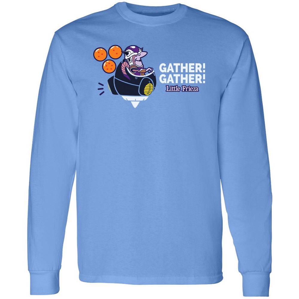 Long Sleeve T-Shirt - HQMJFDCV - Carolina Blue - 12