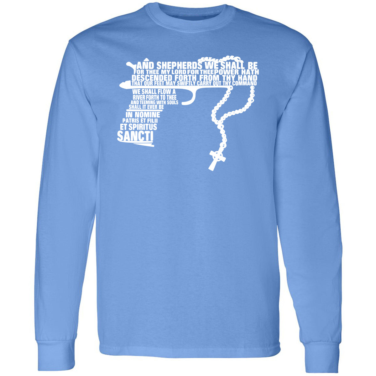 Long Sleeve T-Shirt - P5L9X959 - Carolina Blue - 12