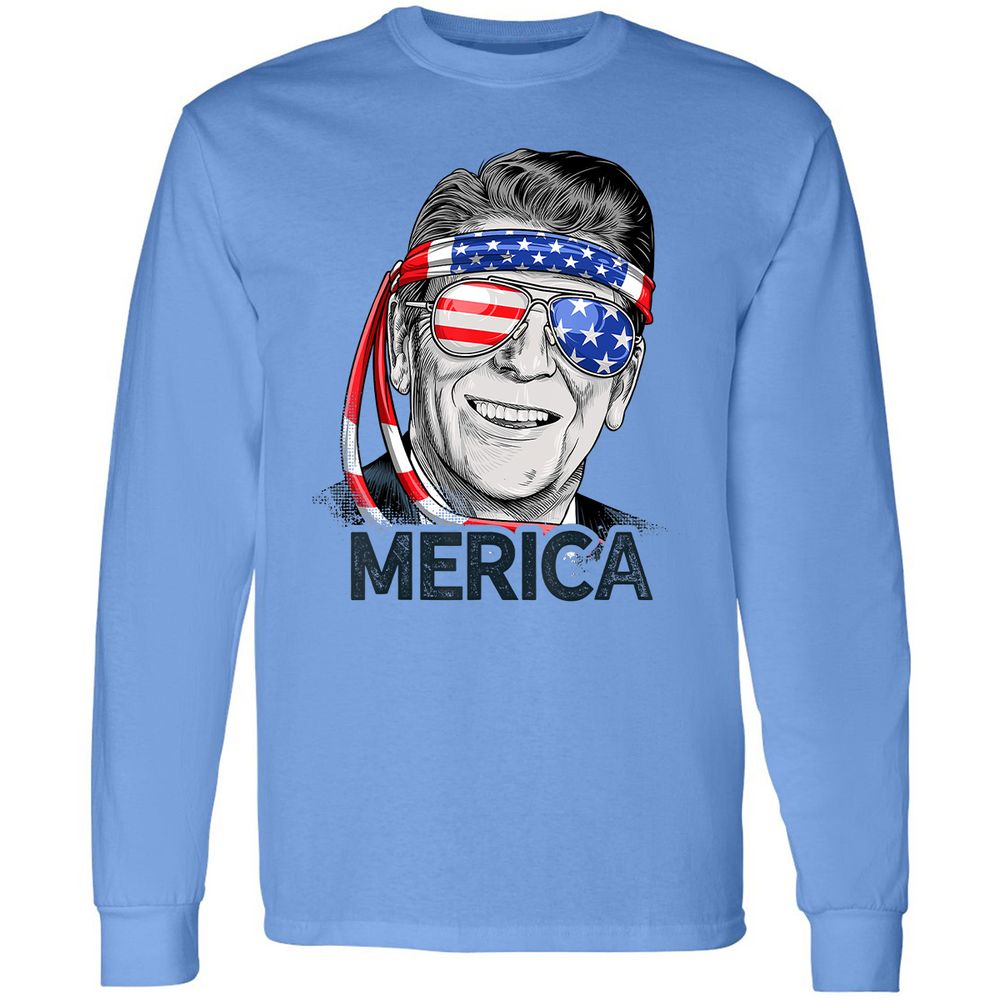 Long Sleeve T-Shirt - JRVTZD3V - Carolina Blue - 12