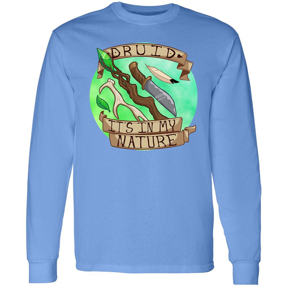 Long Sleeve T-Shirt - 8T11B194 - Carolina Blue - 12