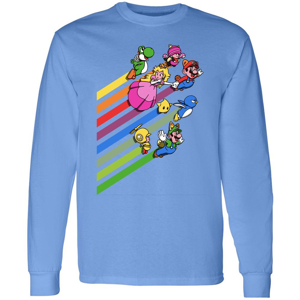 Long Sleeve T-Shirt - 6QTTUZJH - Carolina Blue - 12