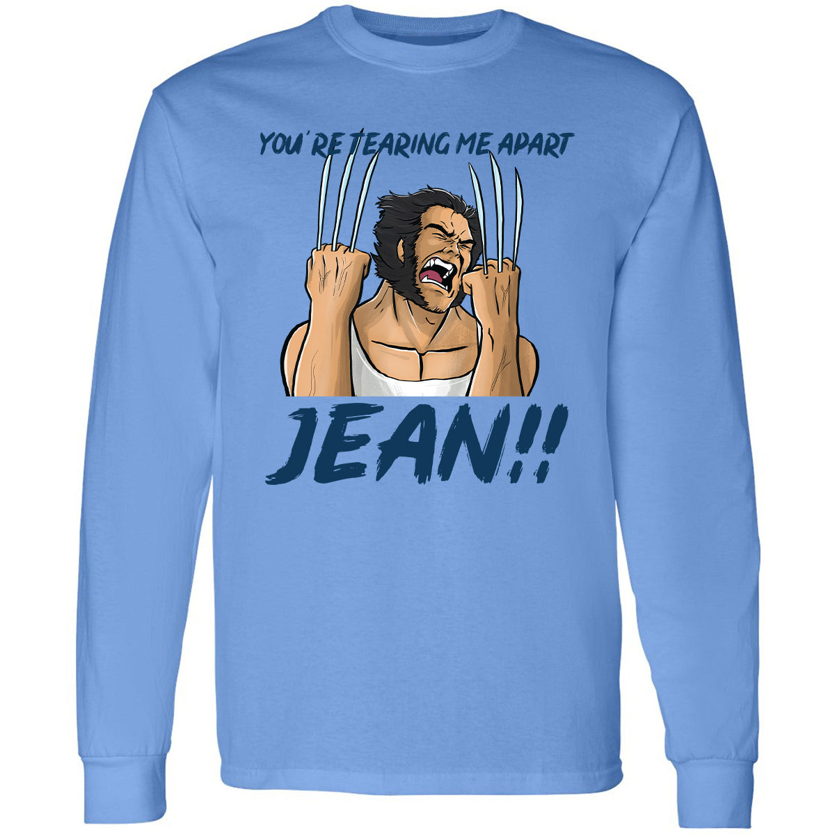 Long Sleeve T-Shirt - MC5AGTDE - Carolina Blue - 12