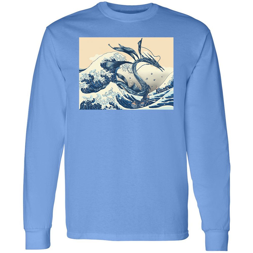 Long Sleeve T-Shirt - X38H73FF - Carolina Blue - 12