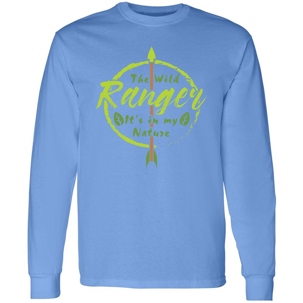 Long Sleeve T-Shirt - 88SDVR33 - Carolina Blue - 12