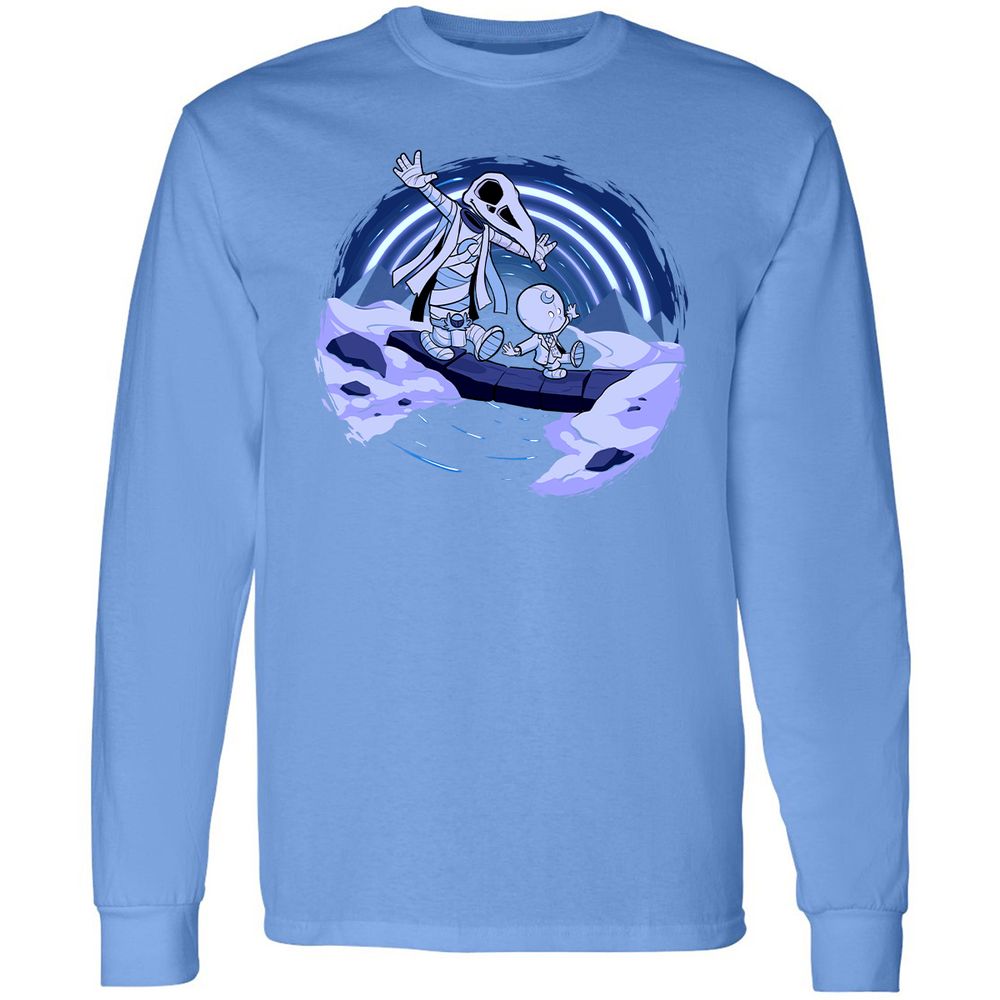 Long Sleeve T-Shirt - B9Y4VE1X - Carolina Blue - 12