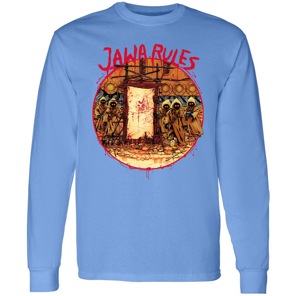 Long Sleeve T-Shirt - HUH5HDRT - Carolina Blue - 12