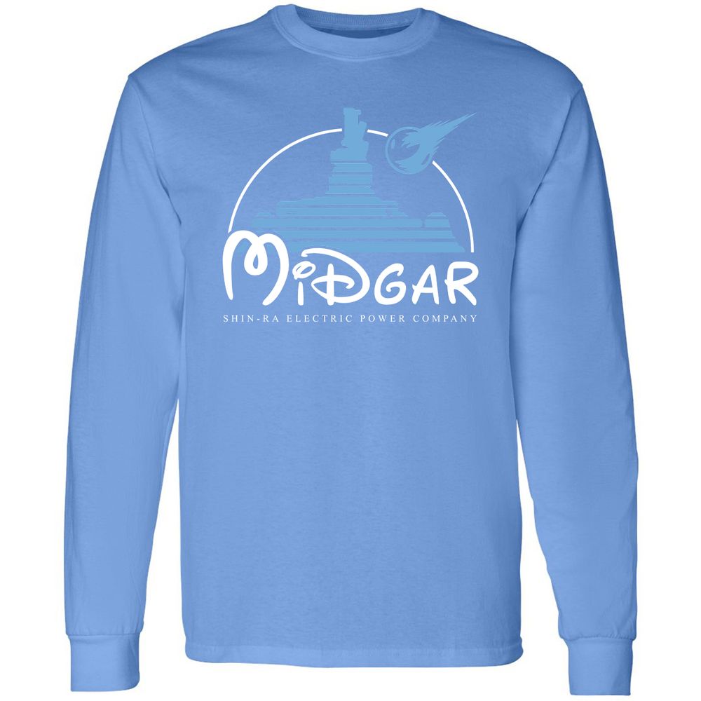 Long Sleeve T-Shirt - B8RKCDY8 - Carolina Blue - 12