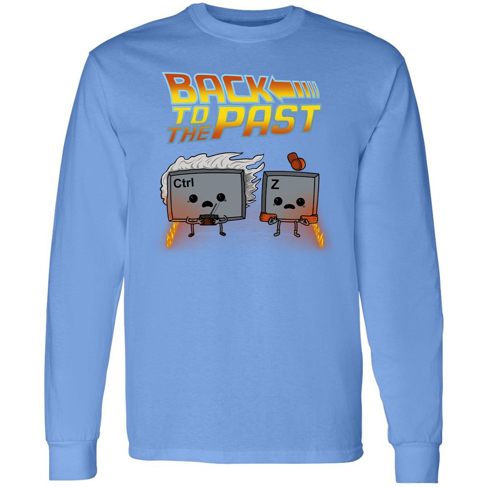 Long Sleeve T-Shirt - KKGVUZ6W - Carolina Blue - 12