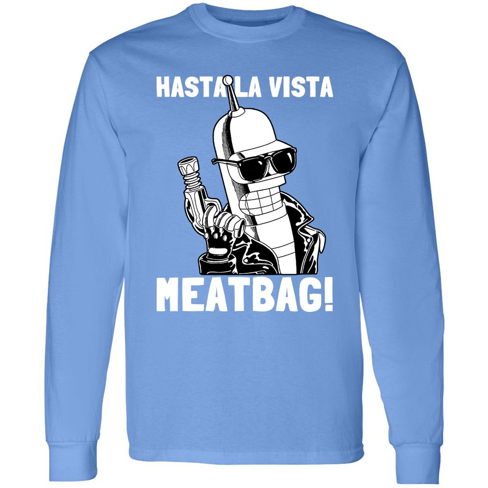 Long Sleeve T-Shirt - GX75XDAA - Carolina Blue - 12