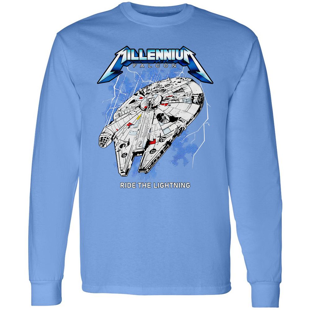 Long Sleeve T-Shirt - TRSY77BW - Carolina Blue - 12